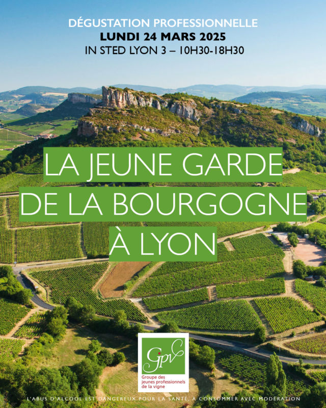 🌱Retrouvez nous sur le salon du GJPV Stand 27 le Lundi 24 Mars à l'espace In-Sted Lyon 🌱
#salonspro  #Lyon #GJPV #vinsdebourgogne #sudbourgogne #Maconnais #crusaintveran #Chateaudelagreffière