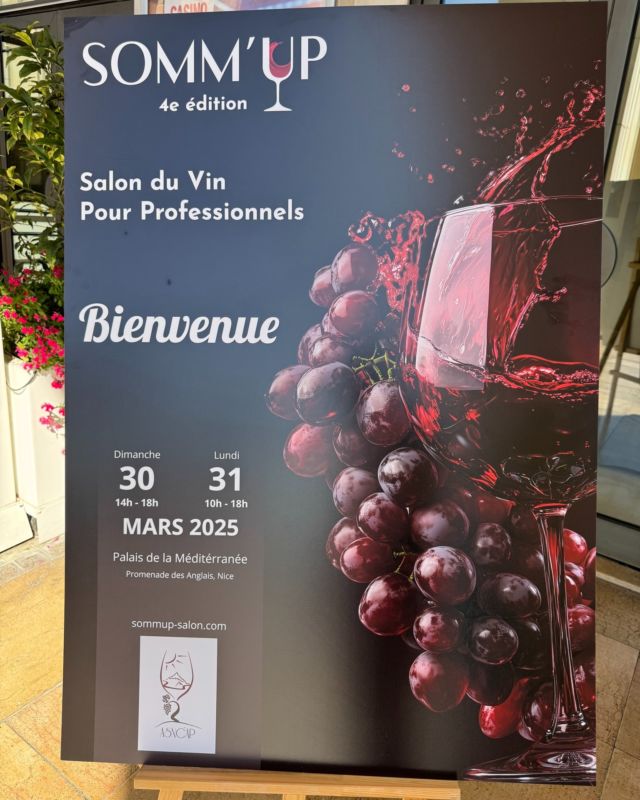 Rejoigniez nous sur notre stand au Palais de la Méditerranée à Nice pour déguster nos vins !!!😊🍷
#salons #vins #professionnels #nice #sommup #sudbourgogne #maconnais #crusaintvéran #crusaintamour #chateaudelagreffiere