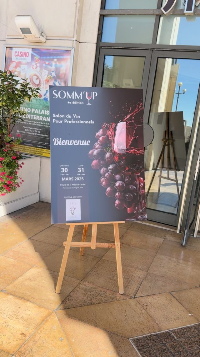 Chers professionnels du vin, venez nous rencontrer en cette belle journée à Nice et déguster nos vins !!!
